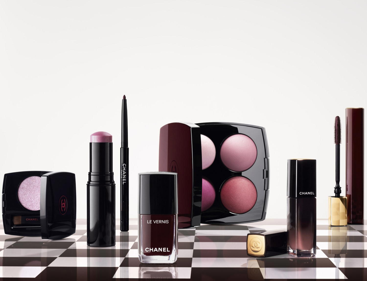 Rouge Noir, now a makeup collection with lipstick, eyeshadow, eyeliner, and mascara, continues to inspire women the world over (Credit: Chanel)
