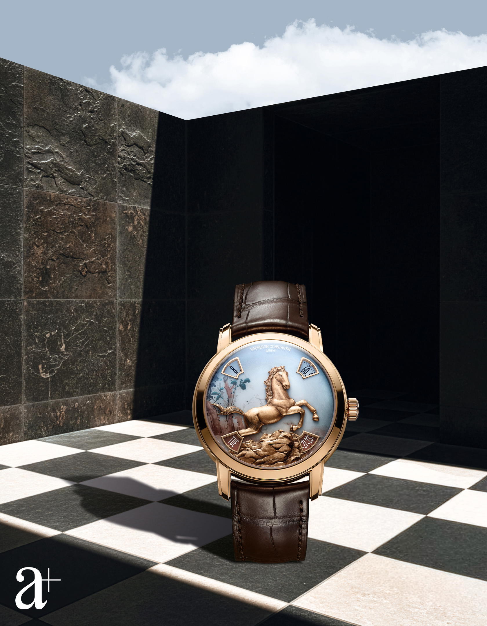 Métiers D’art The Legend Of The Chinese Zodiac – Year Of The Horse in pink gold, from Vacheron Constantin