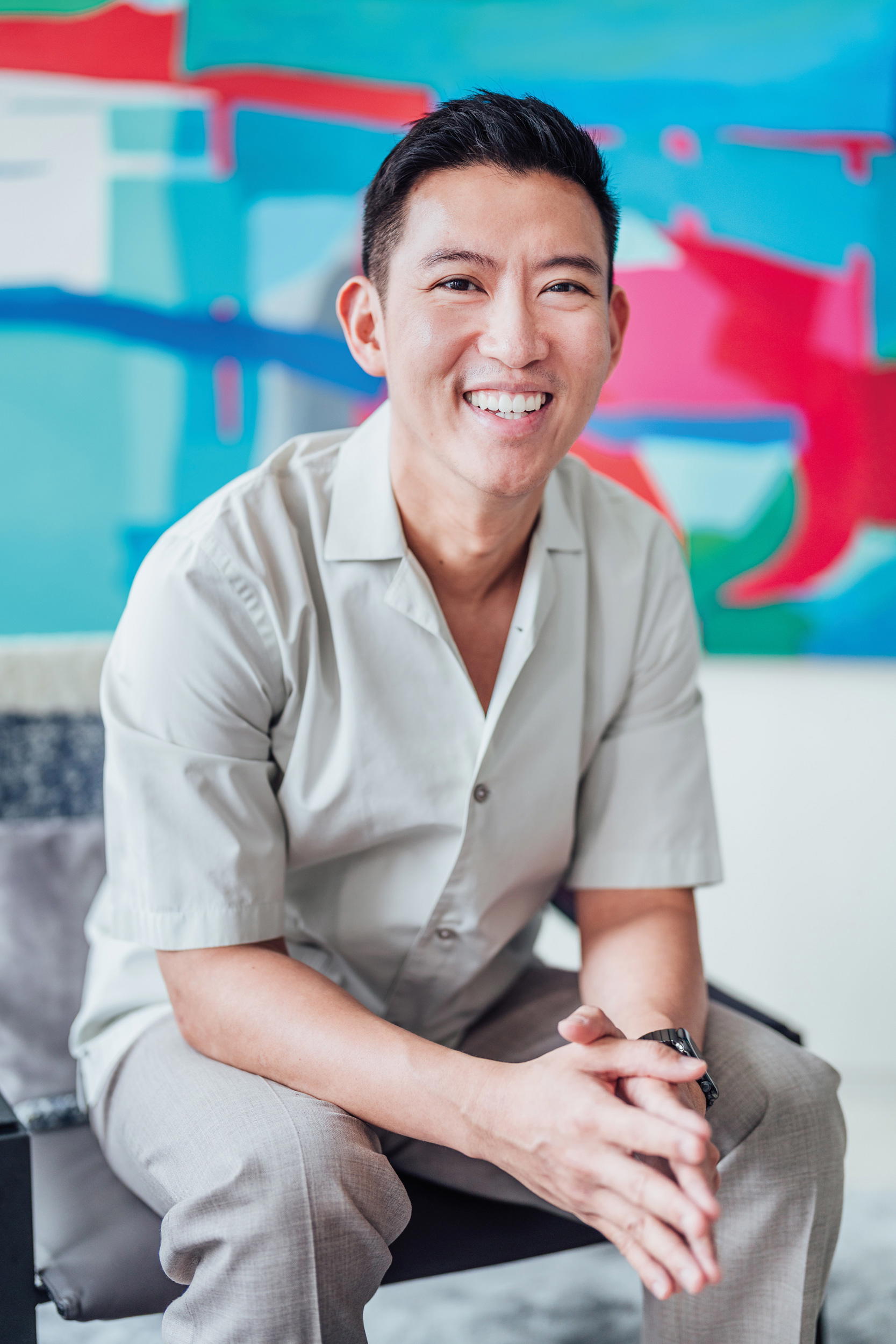 For lawyer-collector Ng, Art SG is essential for meaningful conversations with the international art world (Credit: Ben Ng)