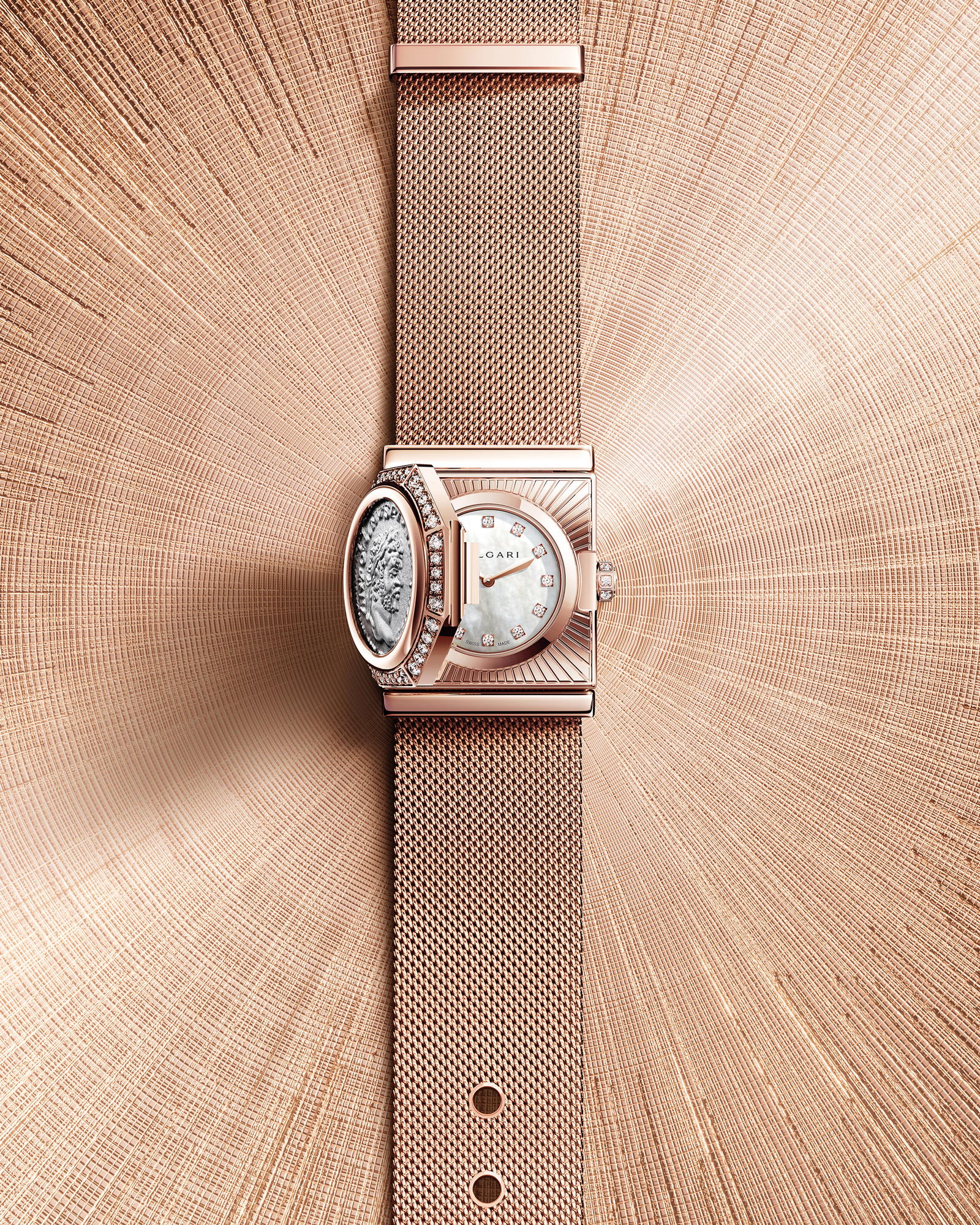 Bvlgari Maglia Milanese Monete secret watch (Credit: Bvlgari)