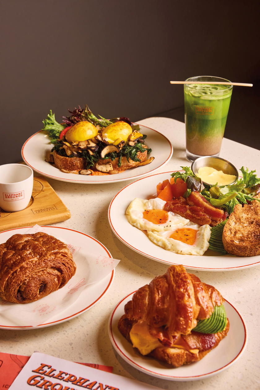 Breakfast options enhance your coffee and chill day (Credit: Elephant Grounds)