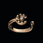 Coco ring in beige gold with a diamond (Credit: Chanel)