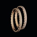 Coco Crush fully paved bracelets in beige gold with diamonds (Credit: Chanel)