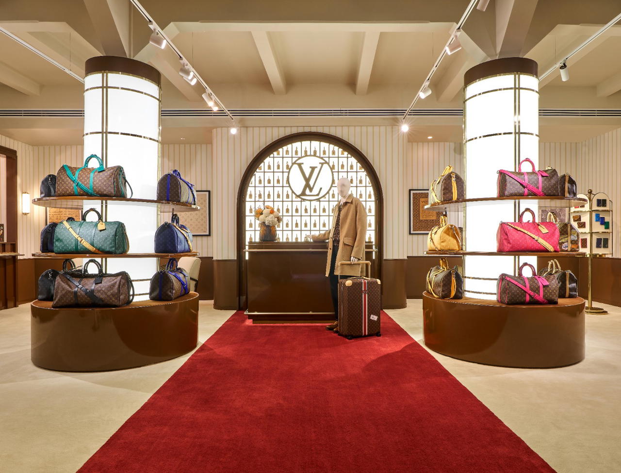 Keepall Lobby at LV Hotel Bangkok (Credit: Louis Vuitton)