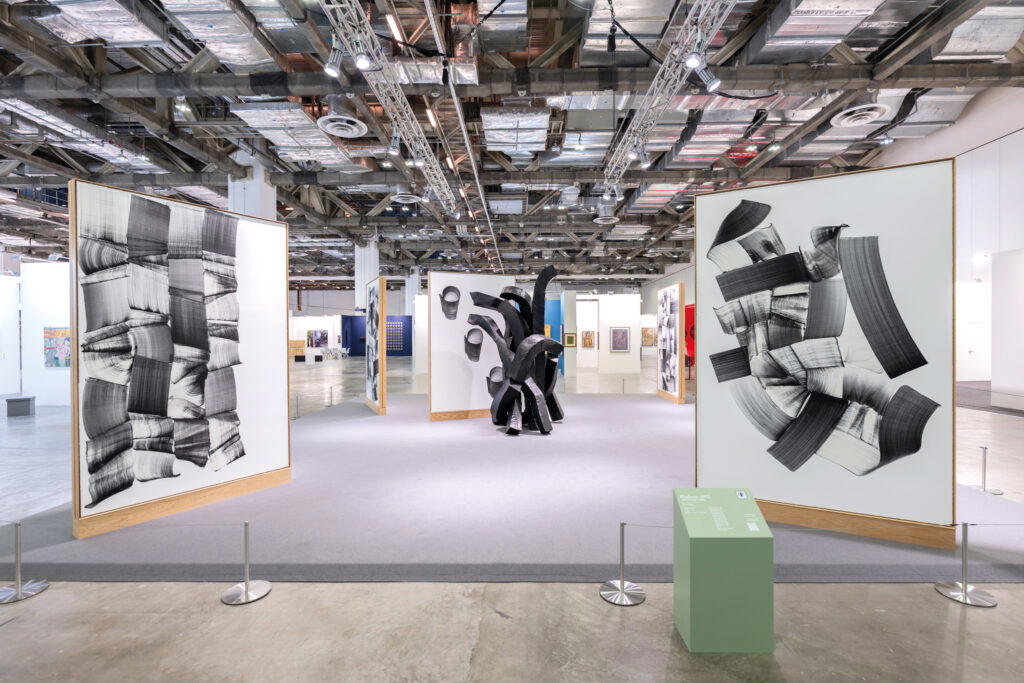 Lee Bae’s ‘Brushstroke Series’, 2025 (Credit: Art SG 2026)