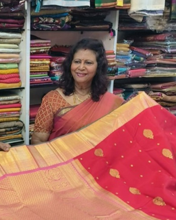 Sarees are more than just garments, says Rani Kumar, who established Dakshaini Silks in 1992. They are living expressions of heritage (Credit: Dakshaini Silks)