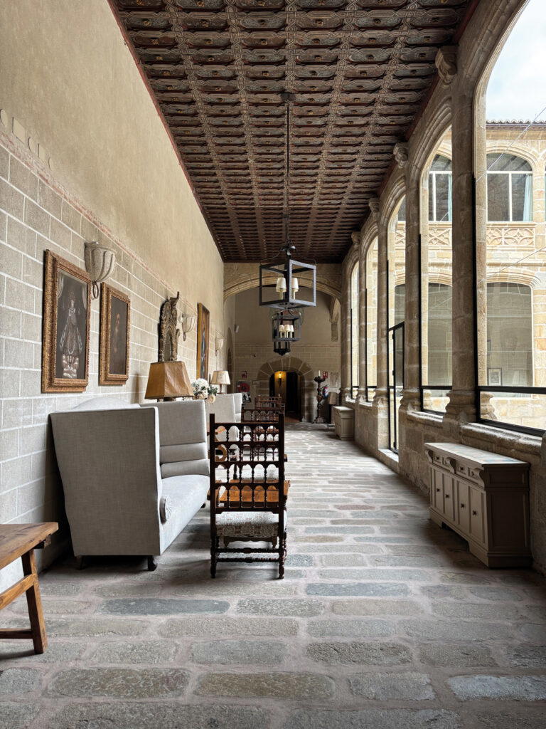 The impressive building has vaulted ceilings, elegant stone walls, and magnificent coffered ceilings (Credit: Kalpana Sunder)