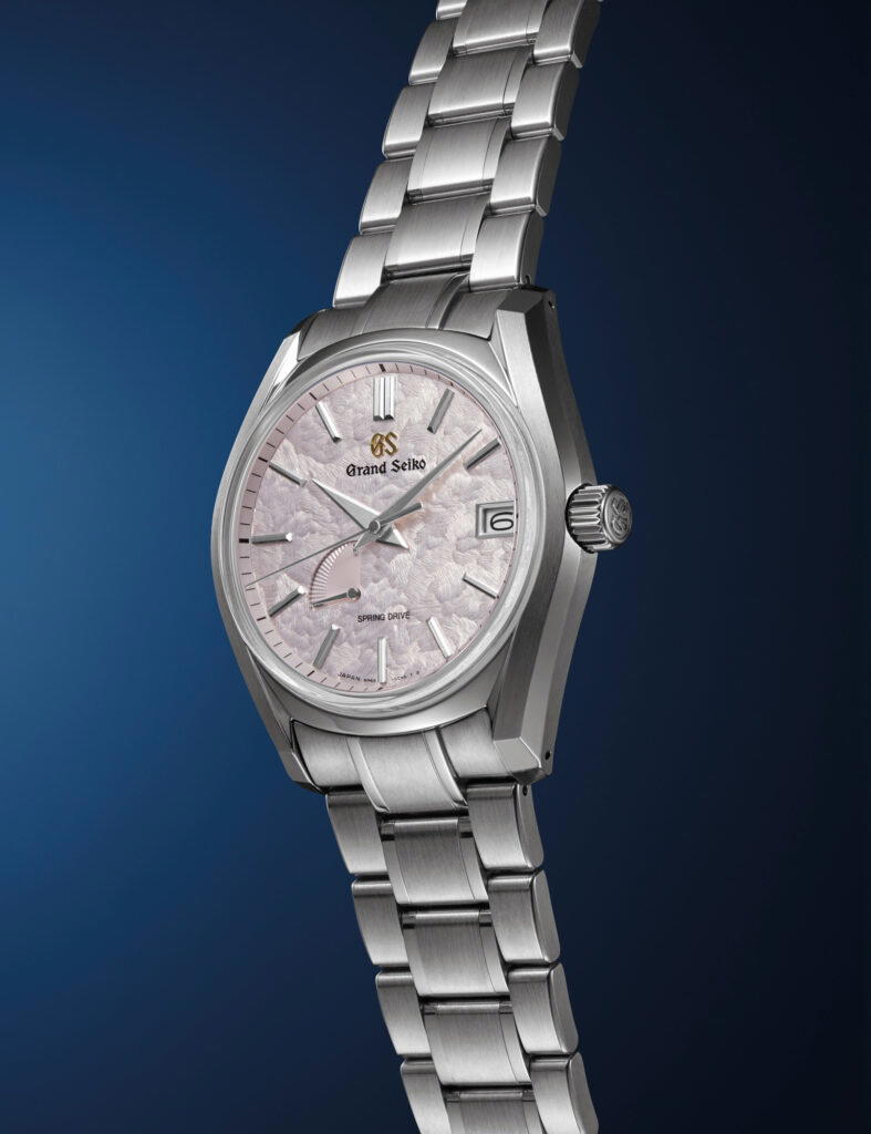 Crafted in high-intensity titanium, Grand Seiko’s SBGA413 is 30 percent lighter than steel, and sits comfortably on the wrist