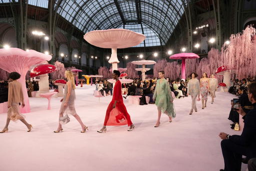 Matthieu Blazy explored the concept of lightness in his latest outing for Chanel (Credit: Chanel )