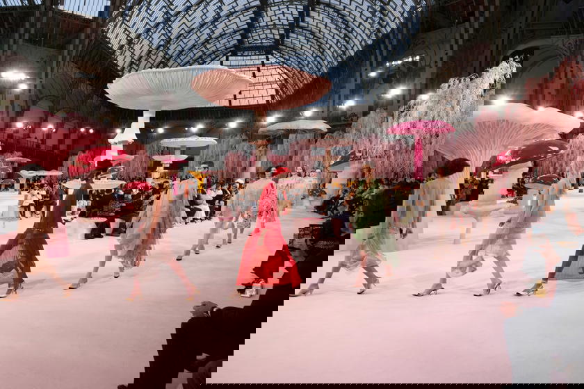 Matthieu Blazy explored the concept of lightness in his latest outing for Chanel (Credit: Chanel )