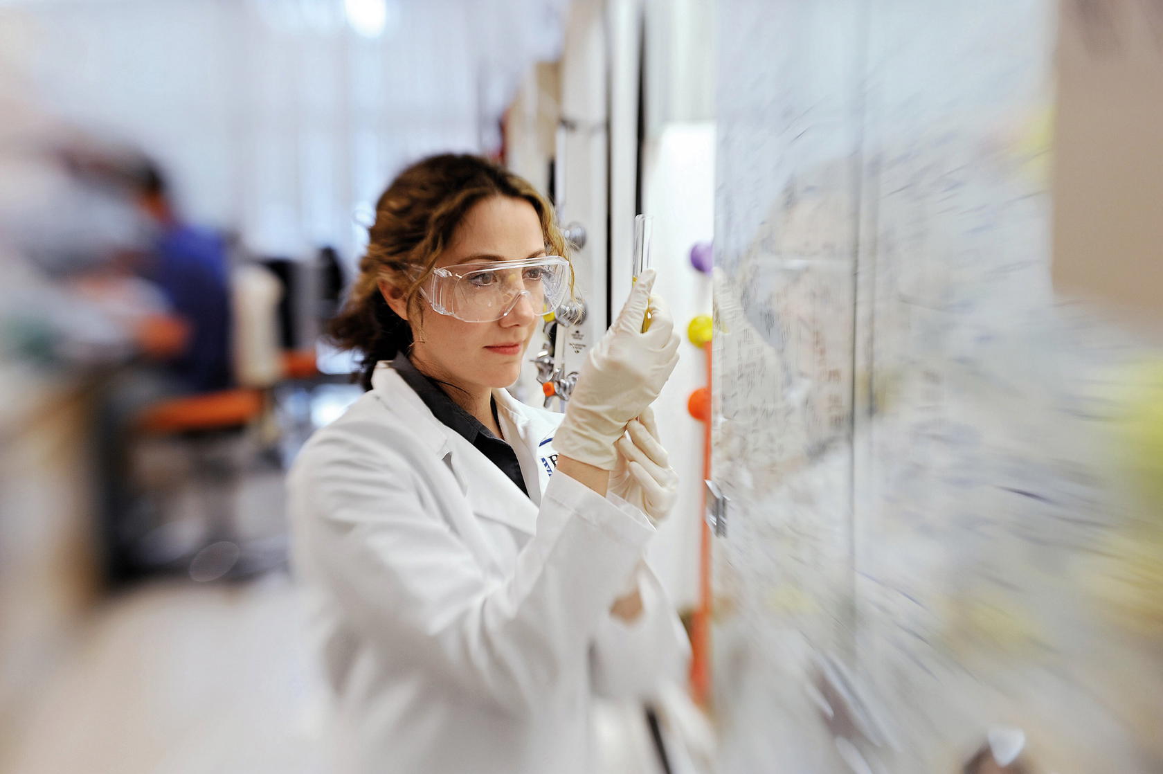 Pardis Sabeti, implementing her innovative work at the Sabeti Lab. The Rolex Award will allow her to develop and test a new, portable diagnostic tool in remote communities in this region, with the potential to catch viral outbreaks before they spread to large populations, saving millions of lives (Credit: Oliver Douliery)