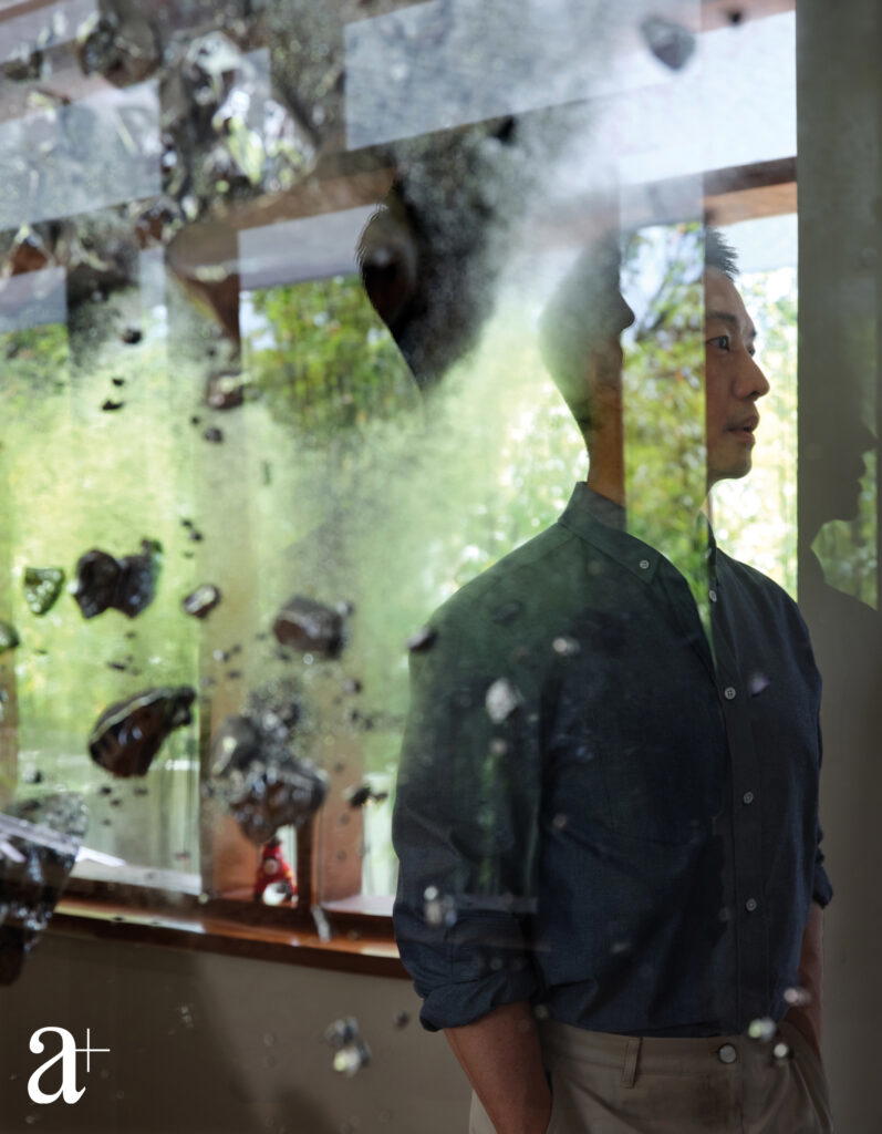 Cotton shirt and cargo pants, both from Louis Vuitton (Credit: Wee Khim)