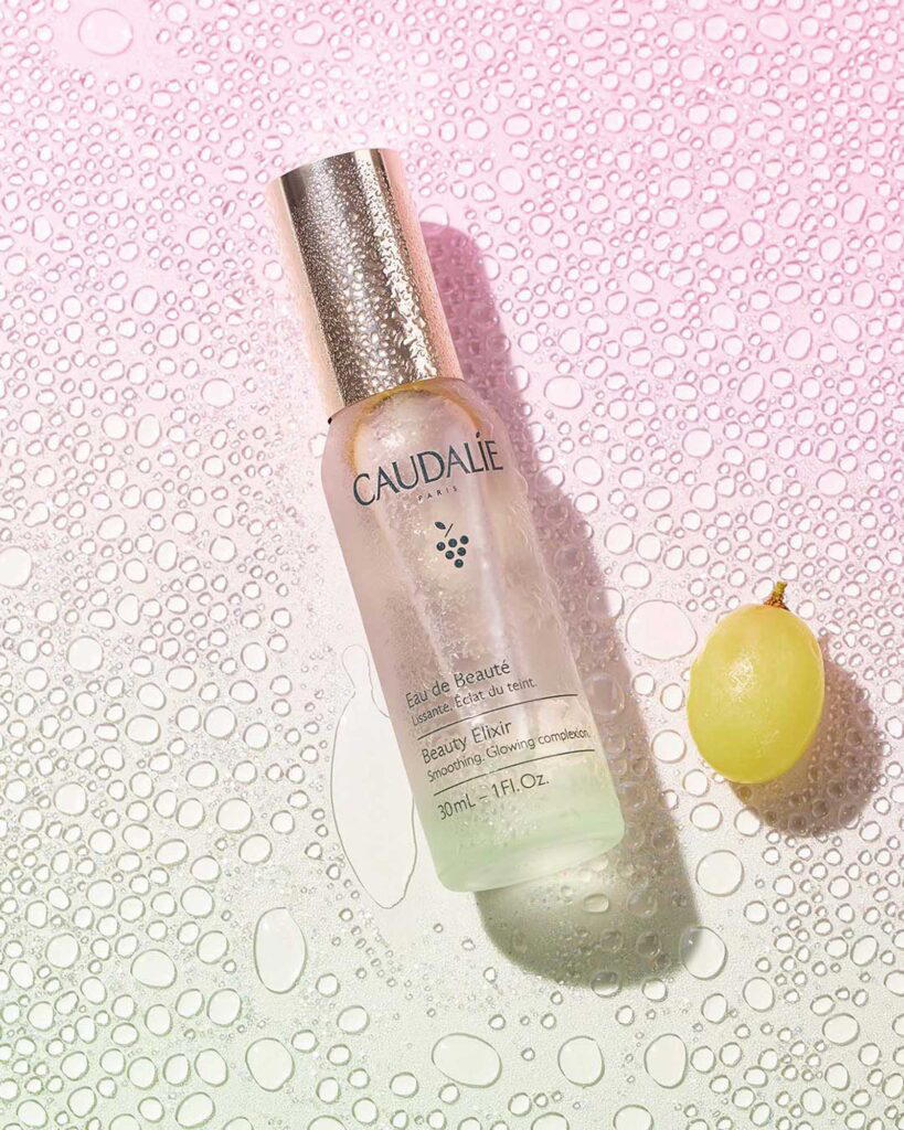 Developed in 1997, Caudalie Beauty Elixir is a blend of grape seed, rose, and rosemary essential oils (Credit: Caudalie)