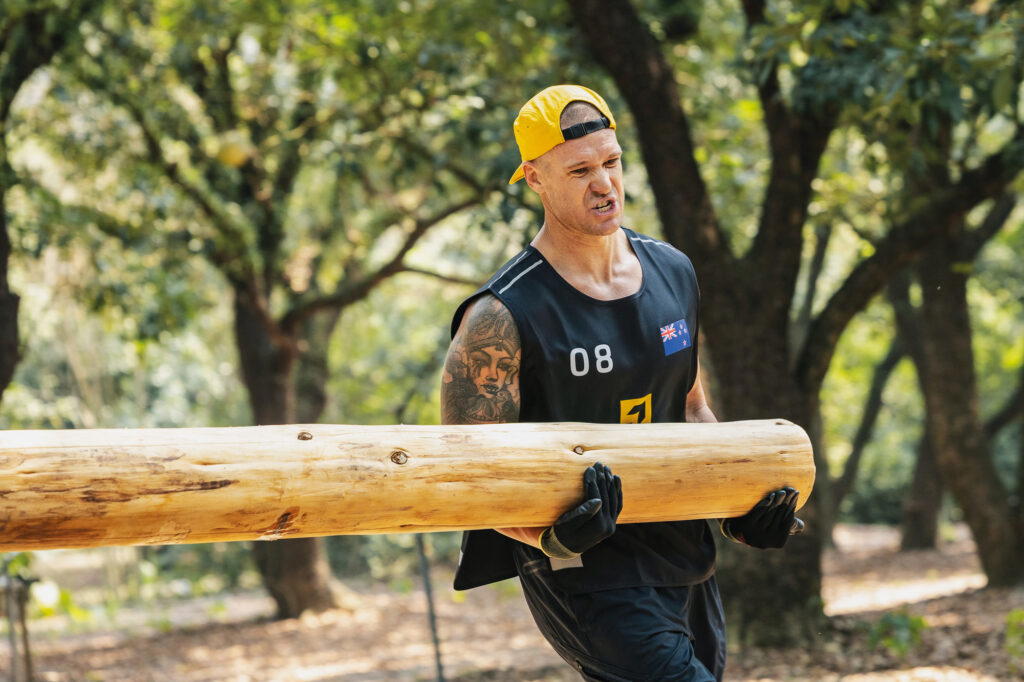 Logan Dodds from New Zealand during Fitness Training (Credit: Defender)
