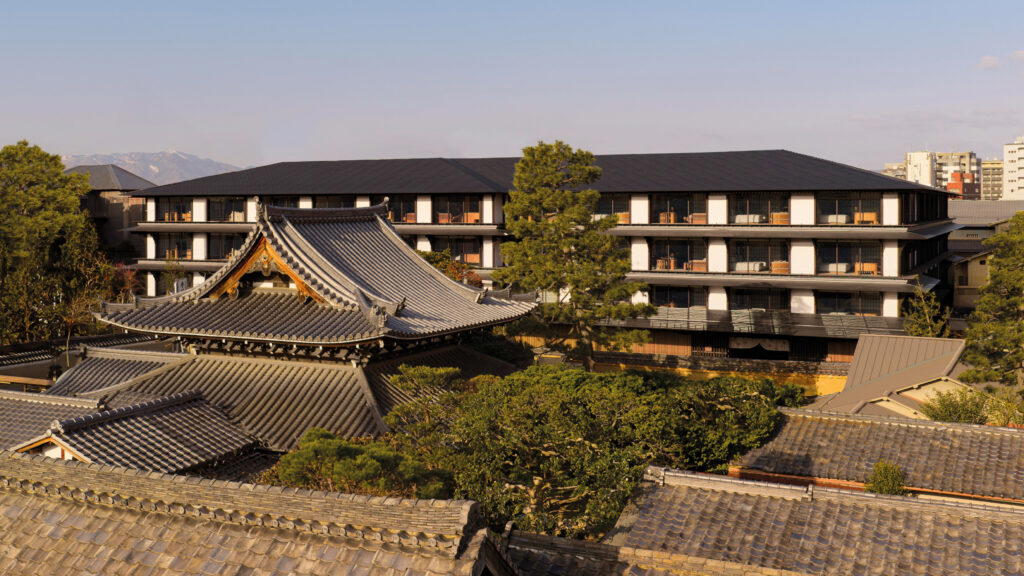 Capella Kyoto opened its doors in March this year with 89 rooms across four floors (Credit: Brewin Design Office)
