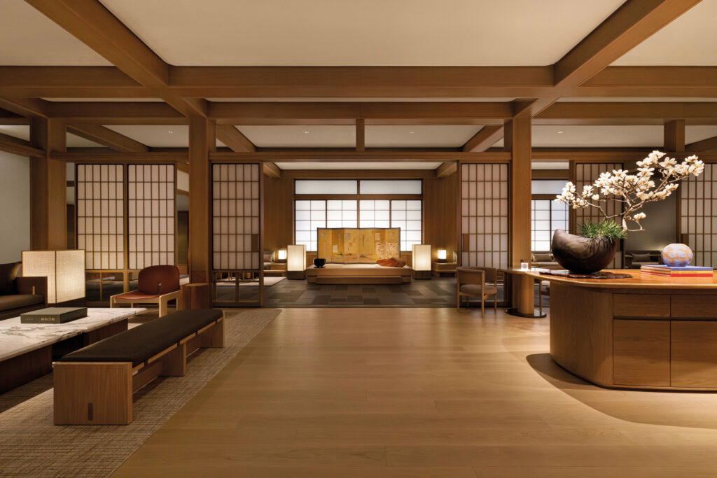 Capella Kyoto reflects the city’s heritage through traditional details and local craftsmanship (Credit: Brewin Design Office)