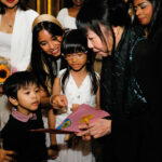 First Lady Jane Ittogi and children from the Empowered Choir