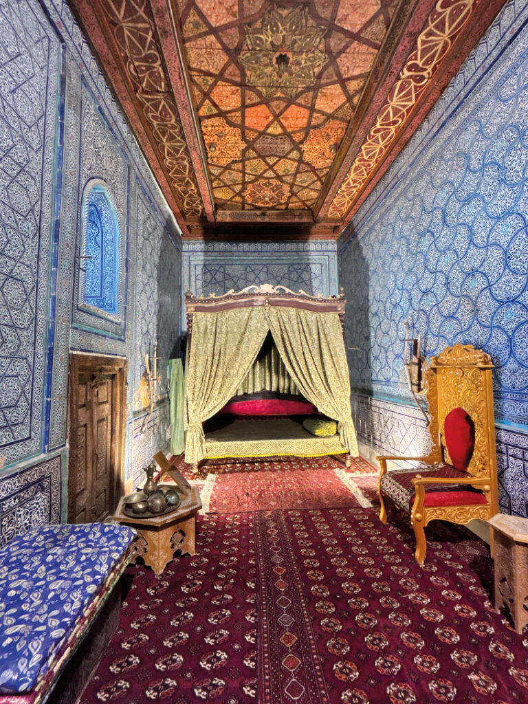 (From left) Inside the Tosh Hovli Palace, which was constructed between 1830 and 1838 for Khan Allakuli (Credit: Kalpana Sundar)