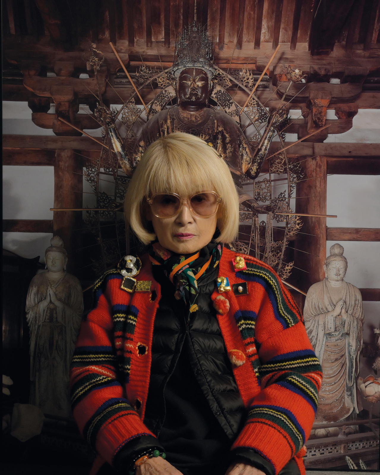 Gold, says Moriuchi, is the best eye medicine for humankind (Credit: Keiko Moriuchi)