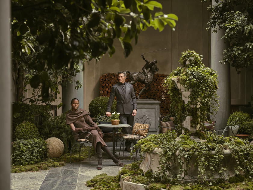 Ralph Lauren Home Fall 2026 Saddlebrook Collection 1 (Credit: Ralph Lauren)