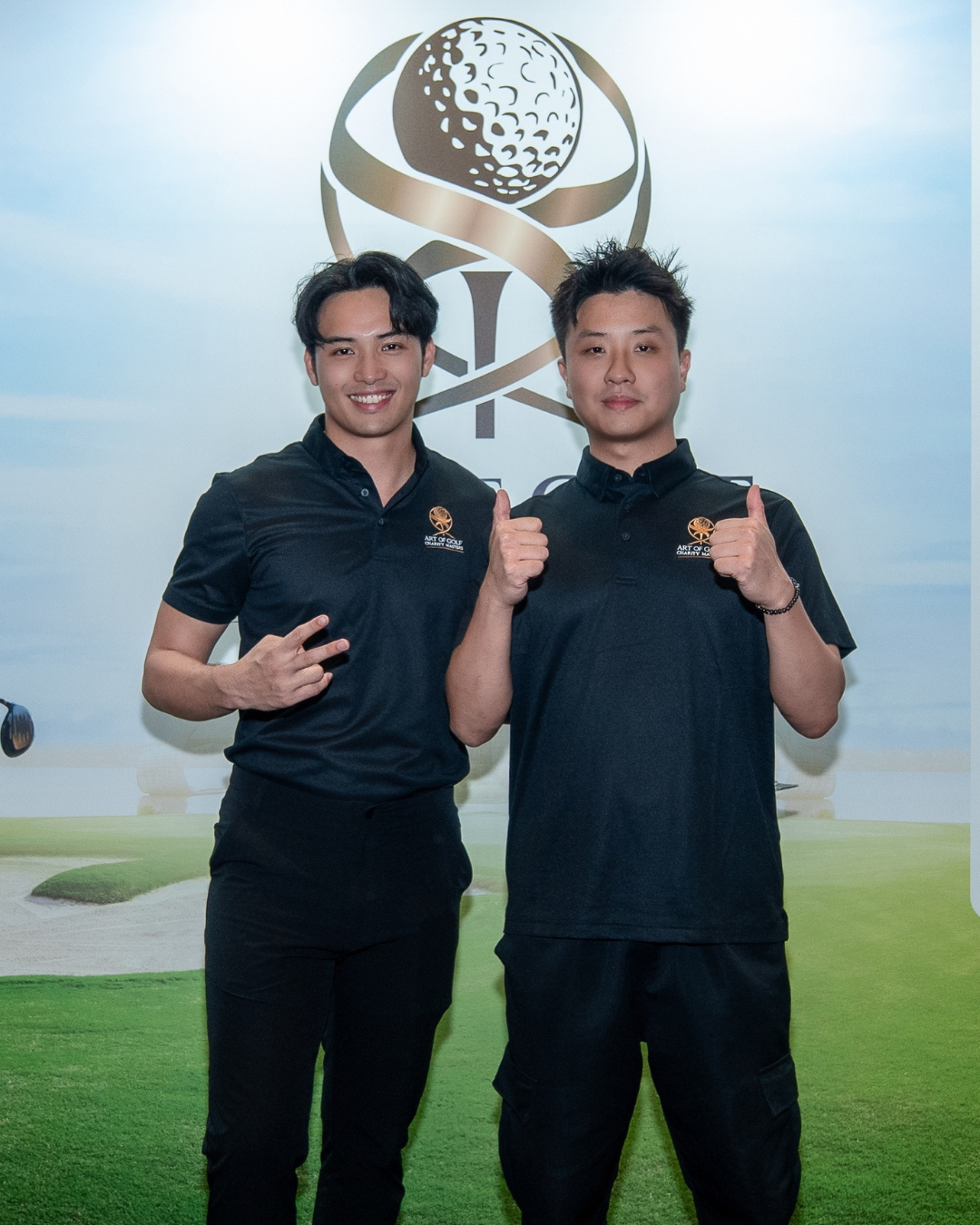 "Don’t be afraid to fail. You can quietly improve. You’re allowed to evolve," says Zadon Lim (right), with Calvert Tay at the event (Credit: Zadon Lim )