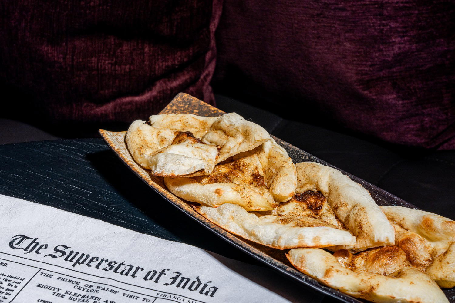 Black Garlic Naan (Credit: Firangi Superstar)