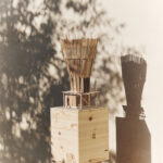The model for ‘Observatory’, which stood approximately 6m tall in the end (Credit: Tadashi Kawamata)