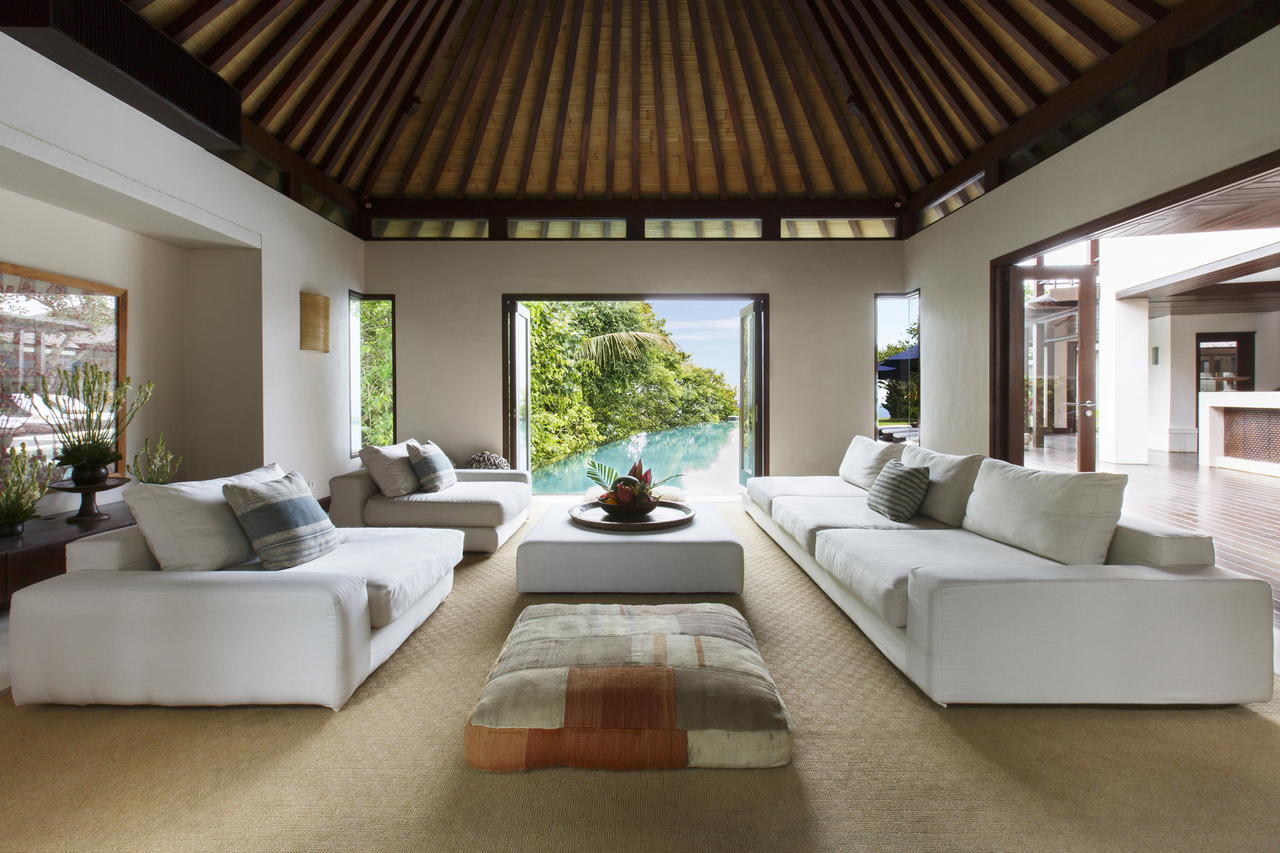 The Ungasan Clifftop Resort has just seven villas, each comprising five bedrooms and a private pool (Credit: The Ungasan Clifftop Resort. )