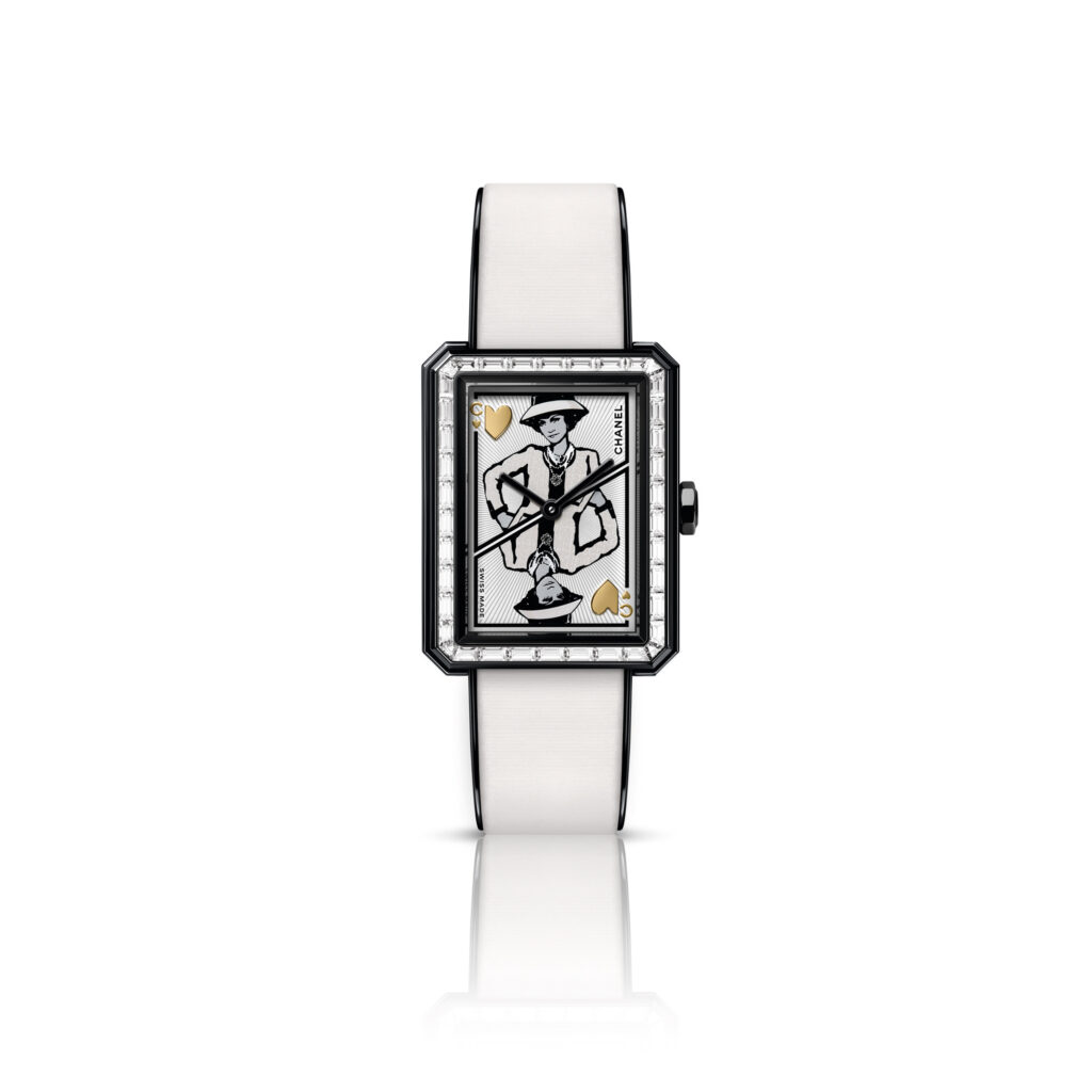 Boy·Friend Coco Game in steel with diamonds (Credit: Chanel)