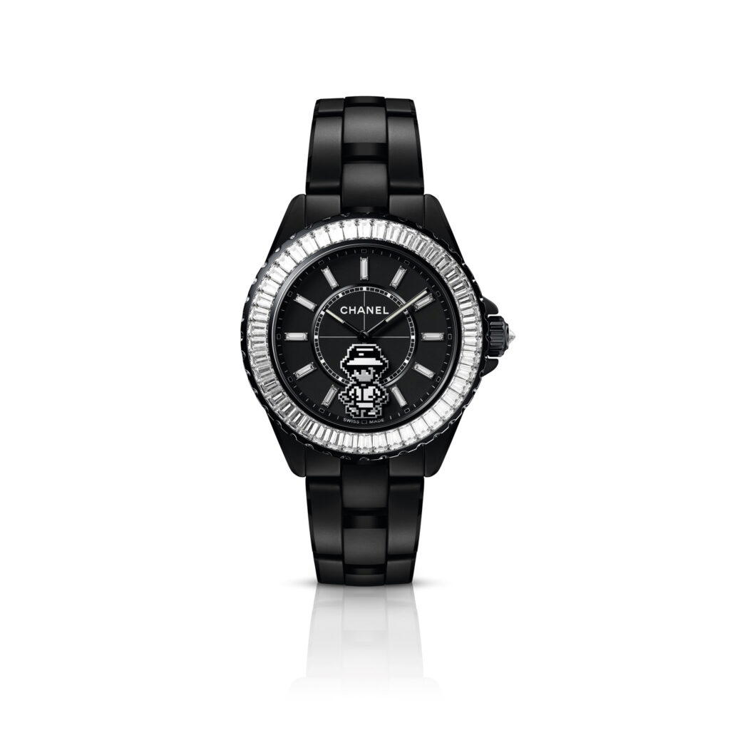 J12 Coco Game in ceramic with diamonds (Credit: Chanel)