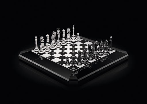 Chanel Coco Game Chessboard: three years of design, 1,200 hours of ceramic research, and a new gem-setting technique developed for a single queen's suit (Credit: Chanel)