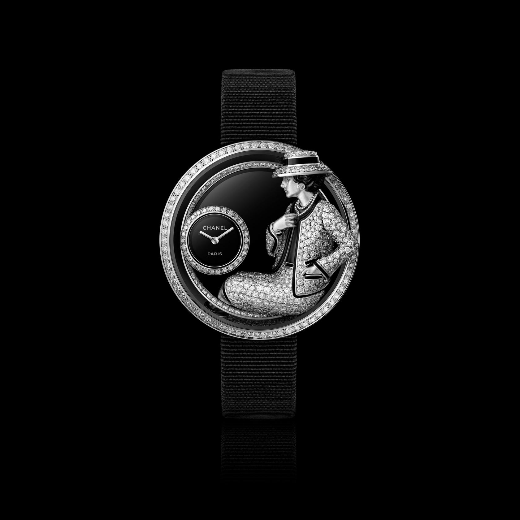 Gabrielle Watch in white gold with diamonds (Credit: Chanel)