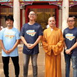 Osamu Matsumoto, Willie Au, Venerable Chuan Hang, and Jason Chan
