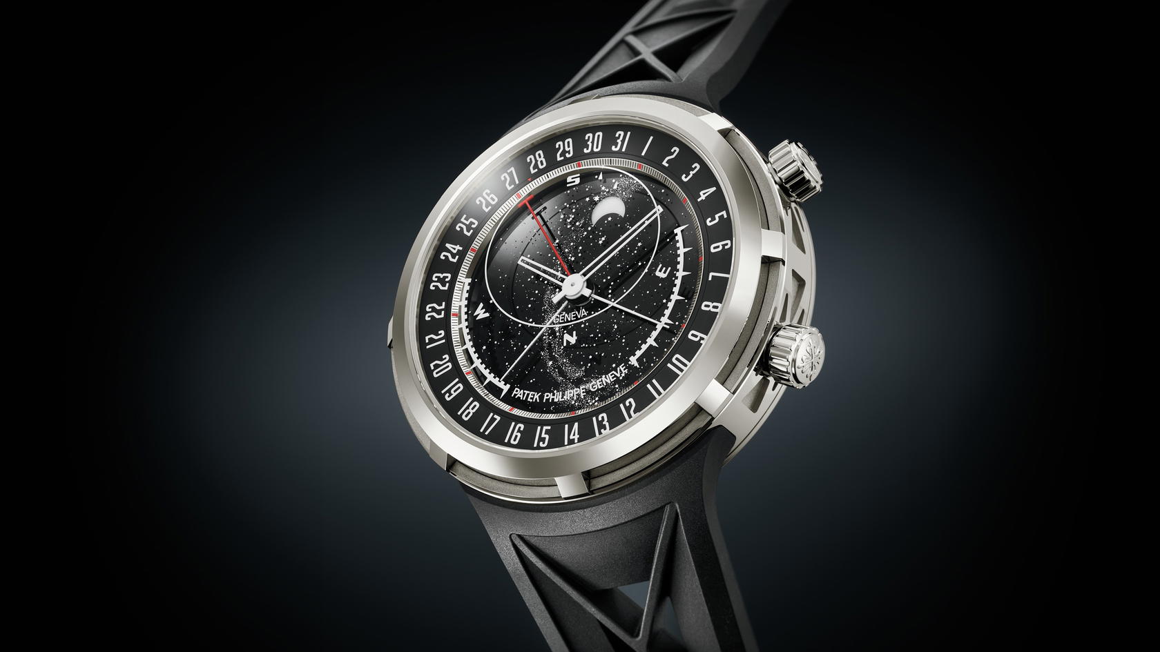 Patek Philippe’s Ref 6105G-001, which took five years to develop, is protected by six patents (Credit: Patek Philippe)