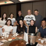 (Standing) Datin Jess Ting, Calynn Hee, Damien Lam, David Ong, and Marcus Lam; (seated) Lee Jie Ling, Datin Karen Liew, Genii Koh, and Tan Kok Peow