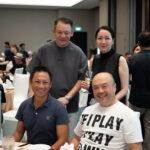 (Standing) Tan Kok Peow and Genii Koh; (seated): Marcus Lam and David Ong