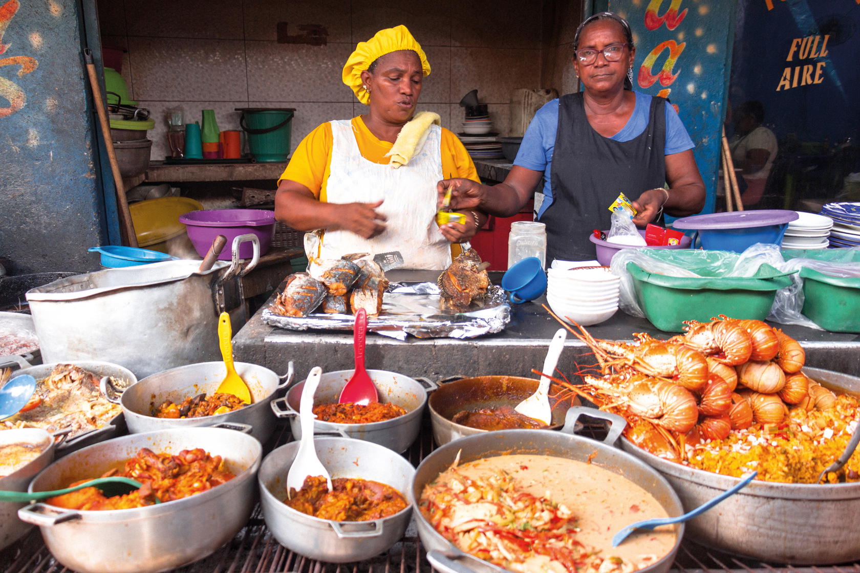 The African influence is evident in every street in Cartagena (Credit: Rathina Sankari)