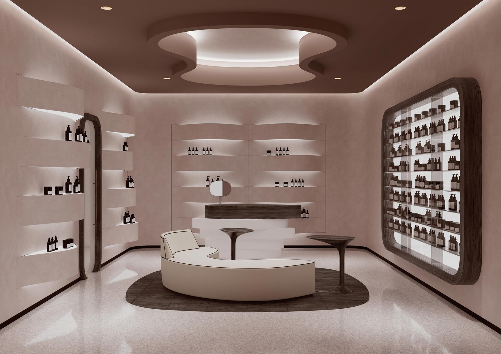 A rendering of the reception area at The Longevity Suite Asia in Singapore, scheduled for completion in the middle of this year (Credit: The Longevity Suite Asia)