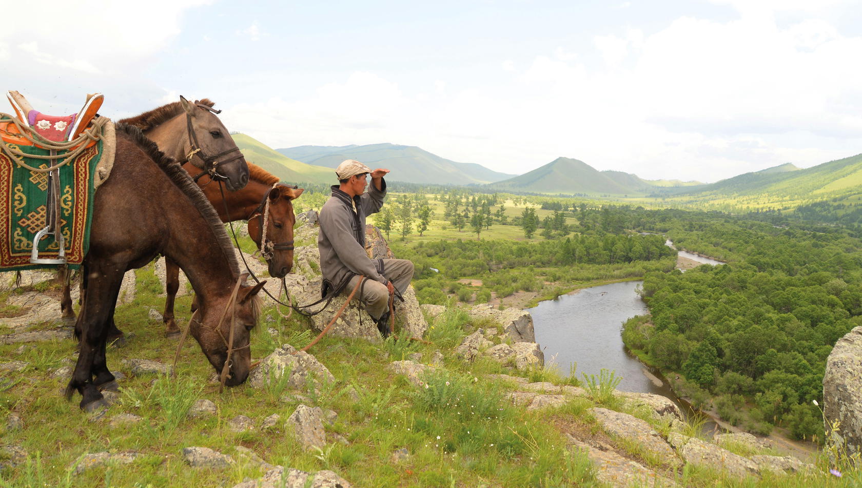 Jalman Meadows works with local horsemen to provide rides for guests (Credit: J.Wigsten)