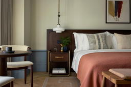 A stone’s throw from Hyde Park’s calm and Notting Hill’s colour, Six Senses London brings together 109 rooms and suites, alongside 14 branded residences (Credit: Six Senses London)