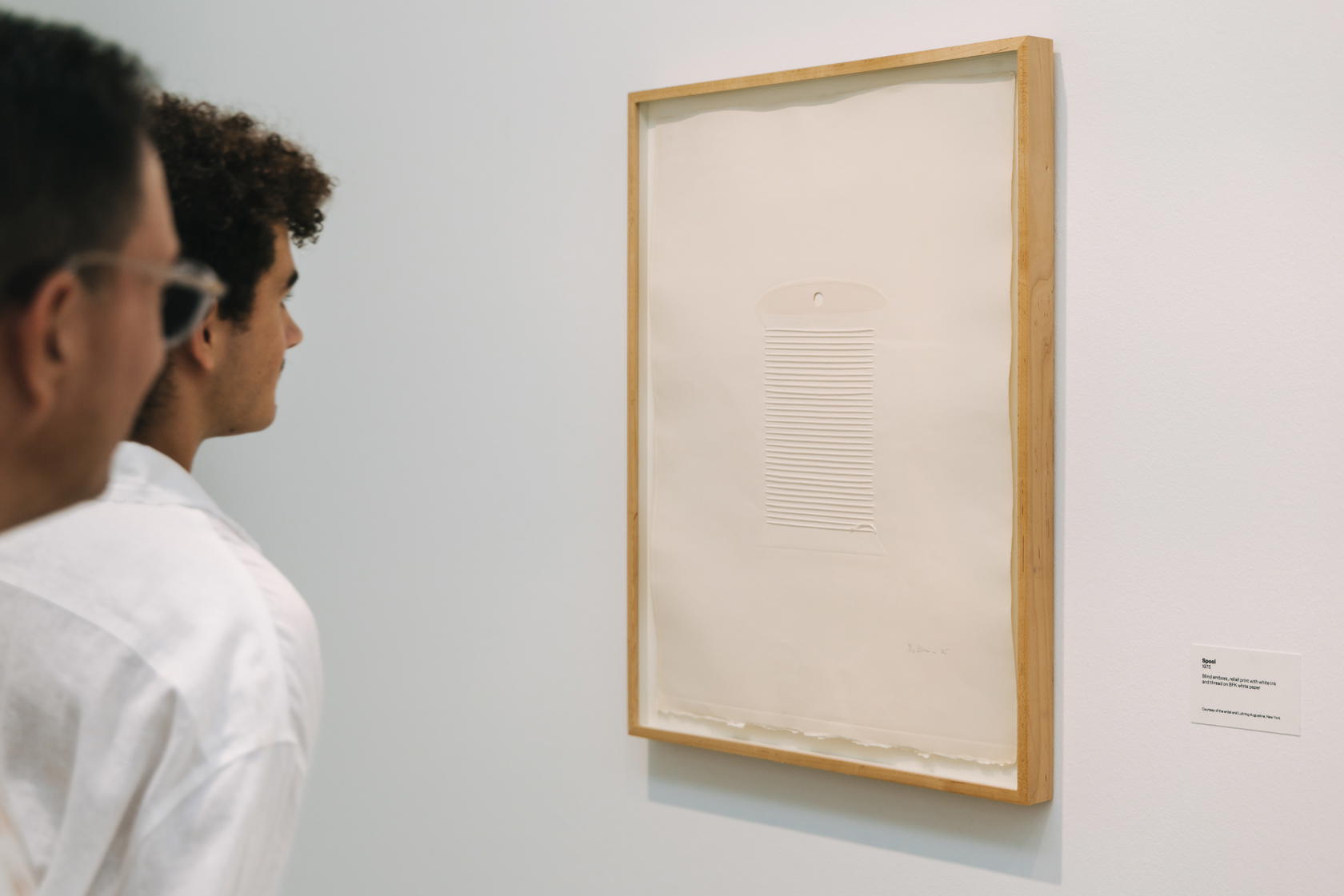 ‘Spool’ (1975), where the image was created out of touch and shadow only, showcases Zarina’s work at its most elemental (Credit: STPI)