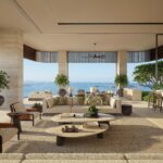 Aman Residences, Singapore, features two Sky Villas alongside deluxe penthouses and residences. These are designed by Kerry Hill Architects (Credit: Aman Residences, Singapore)