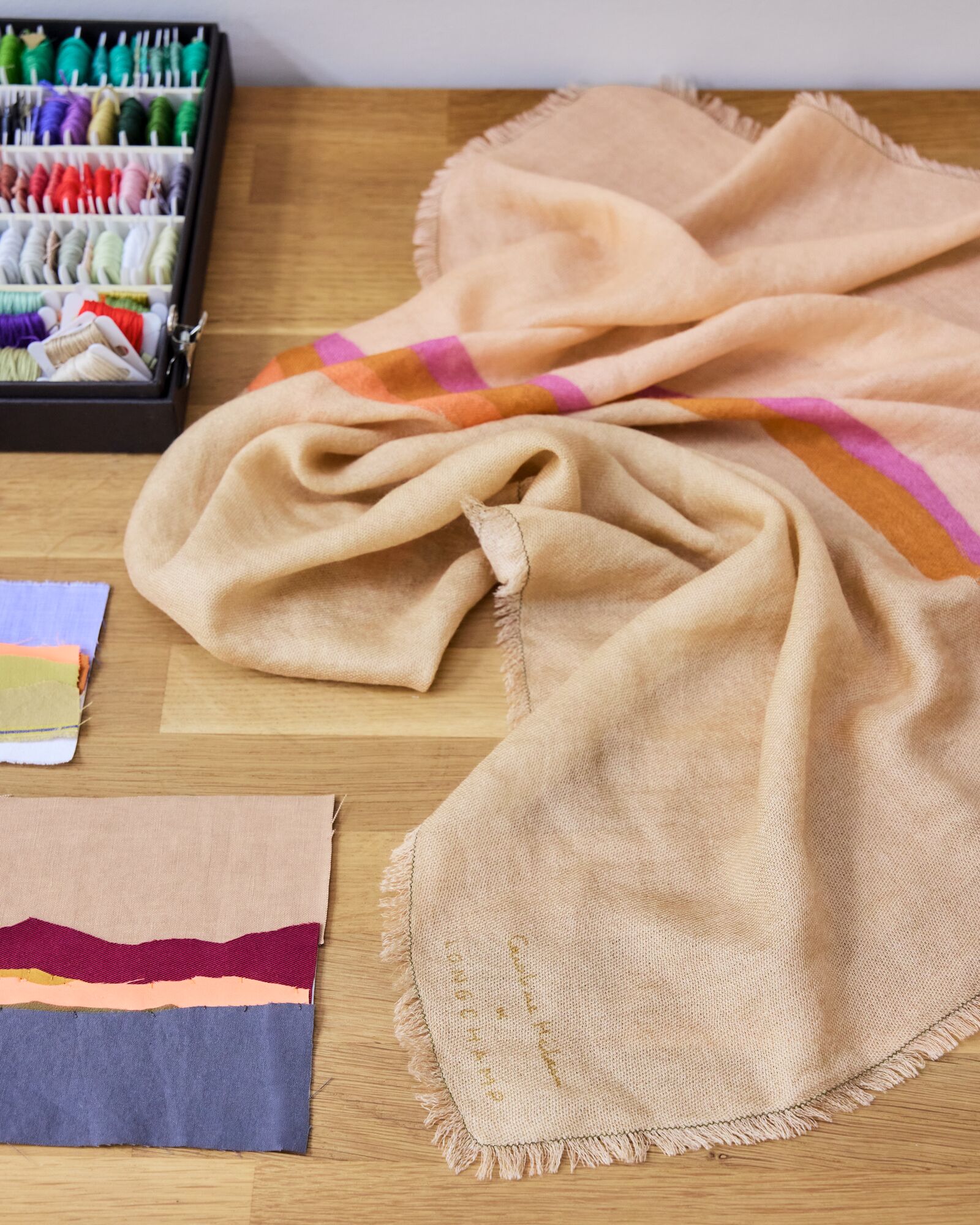 Earthy hues are accented with pops of acid colour (Credit: Longchamp)