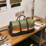 A bag from the collection created with leather marquetry (Credit: Longchamp)