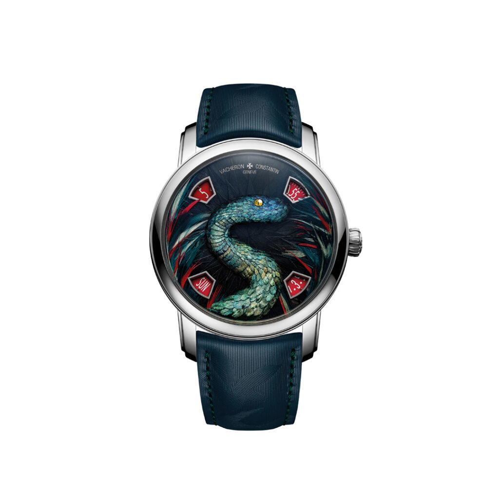 Metiers d’Art Tribute to the Animal Kingdom – Feathersnake (Credit: Vacheron Constantin)