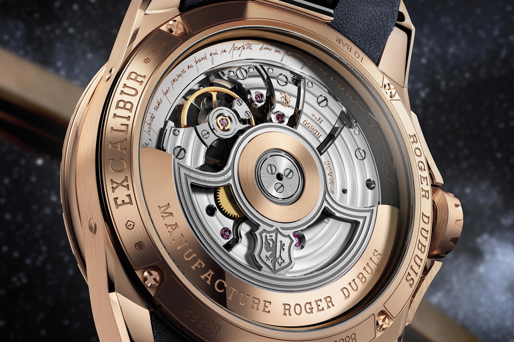 The new RD850 calibre features 435 components and has a 60-hour power reserve (Credit: Roger Dubuis)