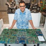 Saurabh Mangla won third prize with 'Sim Lim Desk'