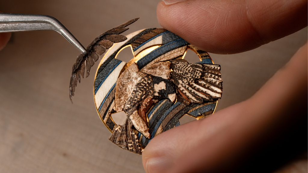 Each creation proposes a distinct artistic interpretation of wildlife, expressed through a different craft and brought to life on the dial (Credit: Vacheron Constantin)