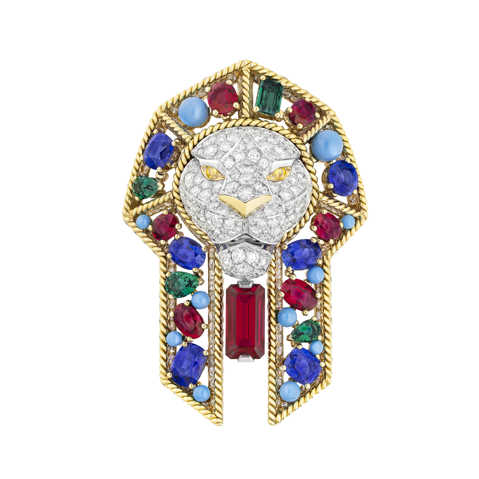 CHANEL LION EMBLEMATIQUE BROOCH