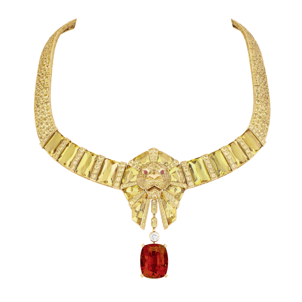 CHANEL-LION-TOPAZ-NECKLACE